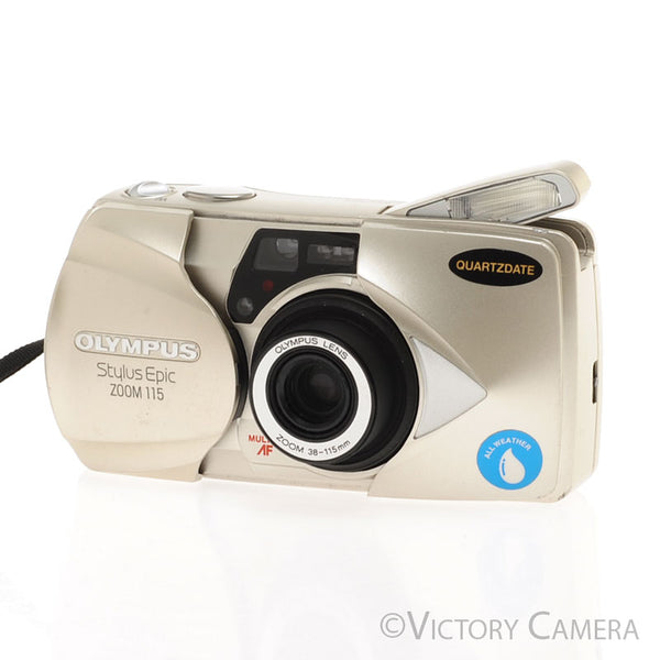 Olympus Stylus Epic Zoom 115 35mm Point & Shoot Film Camera [EXC]