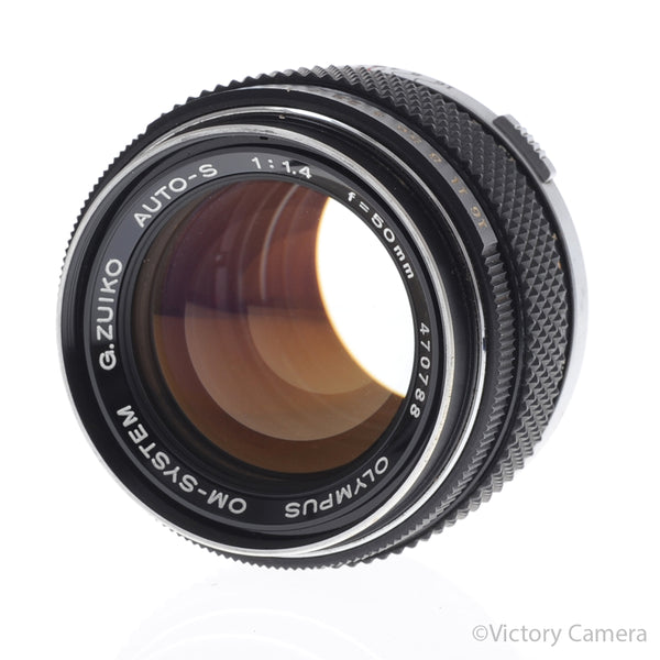 Olympus 50mm f1.4 Zuiko MC Auto-S OM Manual Focus Prime Lens [EXC]