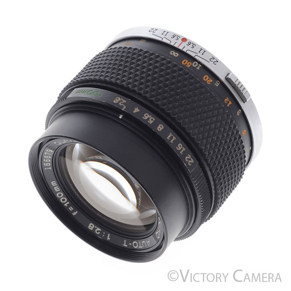 Olympus OM 100mm f2.8 E.Zuiko Telephoto Portrait Prime Lens [EXC-]