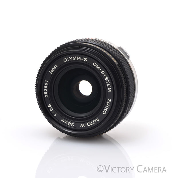 Olympus OM Zuiko Auto-W 28mm f2.8 Wide Angle Prime Lens [EXC+]
