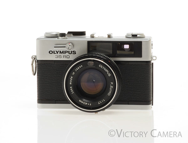 Olympus 35RD Chrome 35mm Film Rangefinder Camera -No Meter- [EXC]