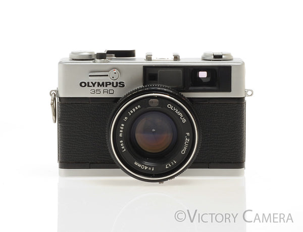 Olympus 35RD Chrome 35mm Film Rangefinder Camera -No Meter- [EXC]