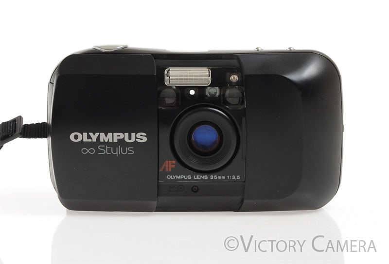 Olympus Stylus 35mm Point &amp; Shoot Film Camera w/ 35mm f3.5 Lens -Clean in Box-
