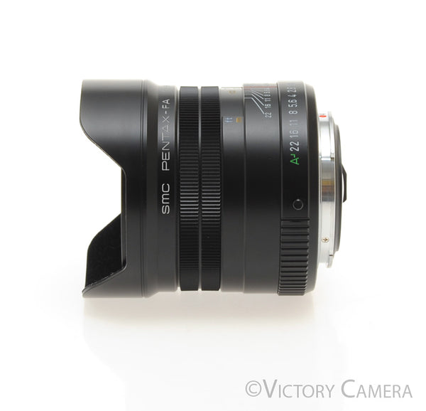 Pentax SMCP-FA 31mm f1.8 AL Limited Wide Angle Autofocus K Mount Lens