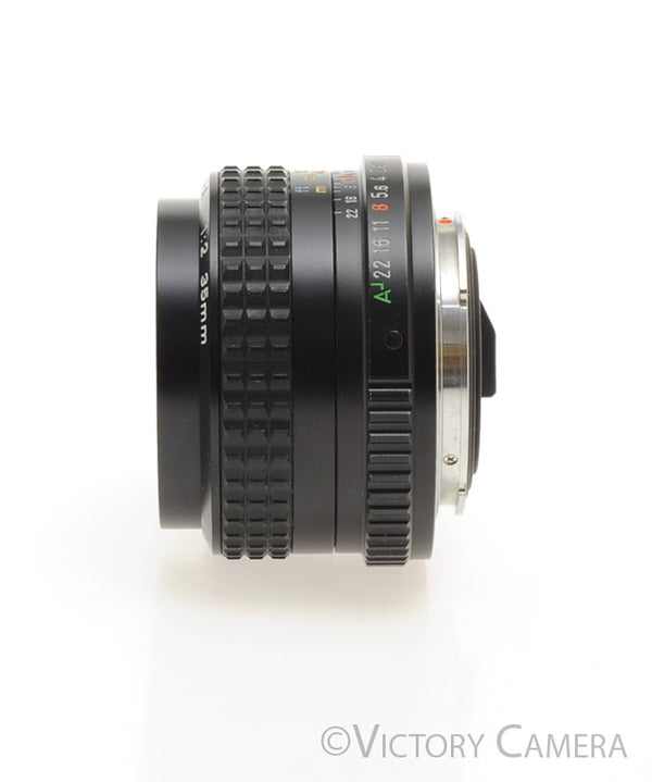 Pentax Pentax-A 35mm f2 Fast Wide Angle K Mount Prime Lens [EXC+]