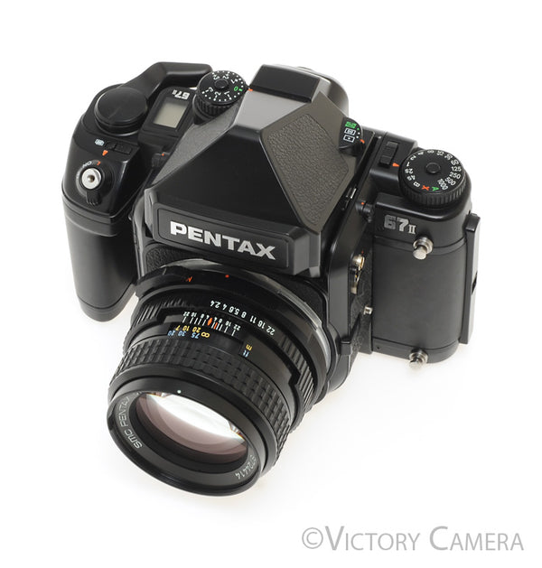 105mm Pentax 67ii Pentax 67 II 67II 6x7 Medium Format Camera W AE