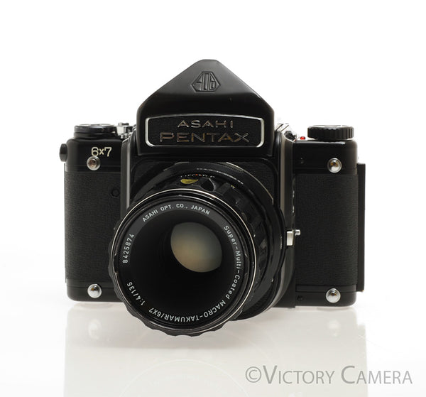 Pentax 6x7 67 Medium Format Camera w/ 135mm Macro Lens [EXC]