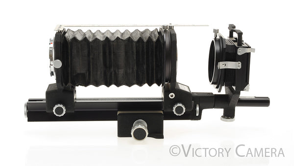 Pentax Honeywell Macro Auto Bellows w/ Slide Copier for M42 Screw [EXC