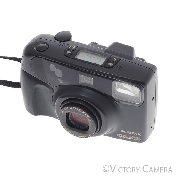Pentax IQZoom 928 Black 35mm Point & Shoot Film Camera w/ 28-90mm Zoom