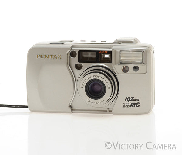 Pentax IQZoom 90mc 35mm Point & Shoot Film Camera w/ 38-90mm Lens [EXC