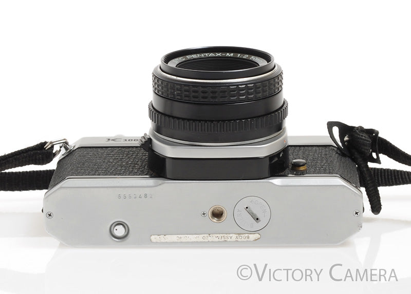 Pentax K1000 35mm Film Camera w/ 50mm f2 Lens -New Seals-