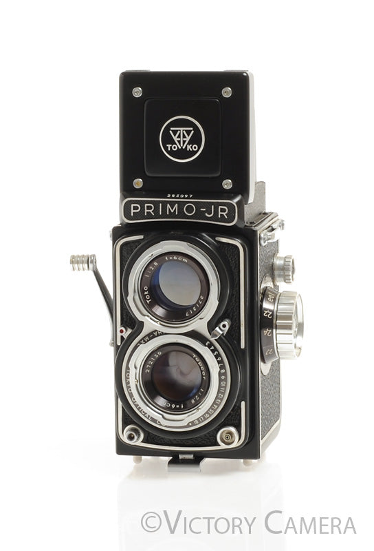 Tokyo Primo JR 4x4 Twin Lens TLR Film Camera w/ Case [EXC]