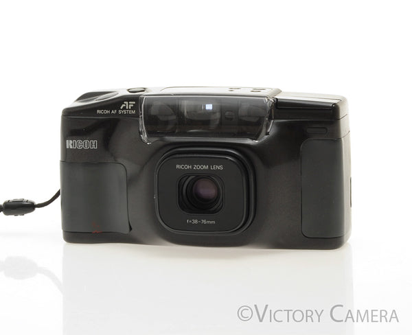 Ricoh Shotmaster Zoom 35mm Point & Shoot Film Camera 38-76mm Lens [EXC