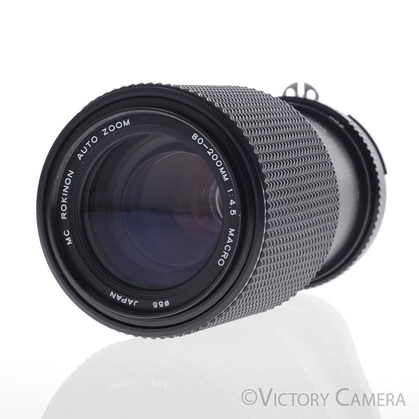 Rokinon MC 80-200mm f4.5 Telephoto Zoom Lens for Nikon AI-S [EXC+]