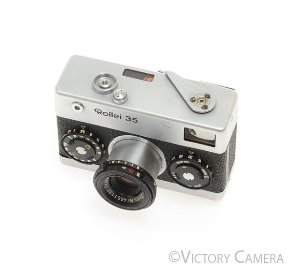 Rollei 35 Chrome 35mm Camera w/ 40mm f3.5 Tessar Lens -Good