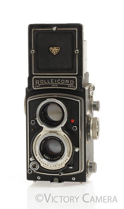 Rollei Rolleicord V TLR Medium Format Camera w/ 75mm f3.5 Xenar Lens [