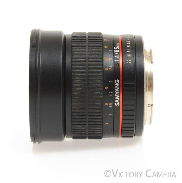 Samyang (Rokinon) 85mm f1.4 AS IF UMC Prime Lens for Canon EF [EXC]