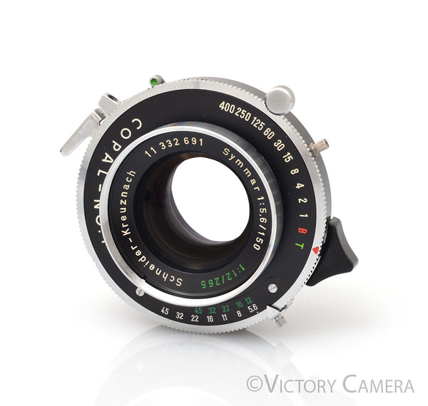 Schneider Symmar 150mm f5.6 Convertible Lens in #1 Compur Shutter [EXC