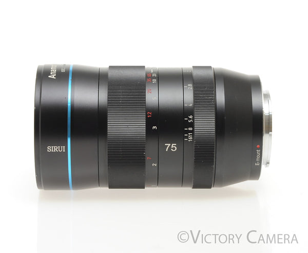 SIRUI 75mm f1.8 1.33x Anamorphic Lens for Sony APS-C [EXC]