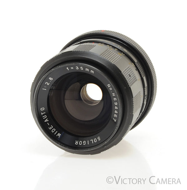 Soligor 35mm f2.8 Wide Angle Prime Lens for Canon FD [EXC]