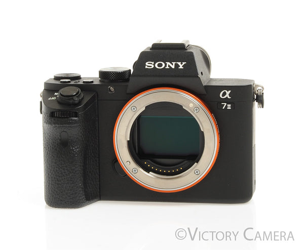 Sony A7II 24.3MP Full Frame Mirrorless Digital Camera Body w/ 2 Bats -
