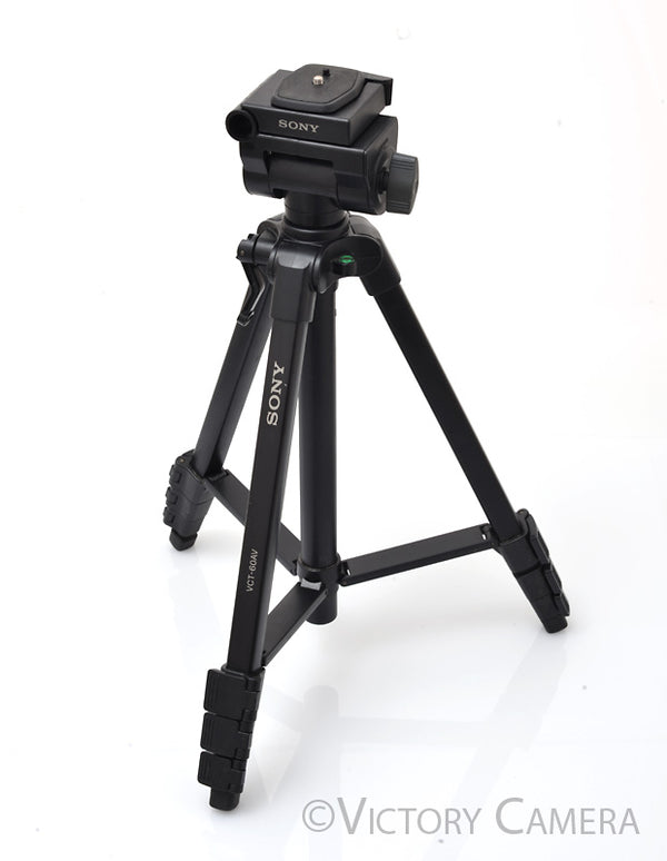 Sony VCT-60AV Camcorder Tripod w/ Remote & Quick Release Plate [EXC]