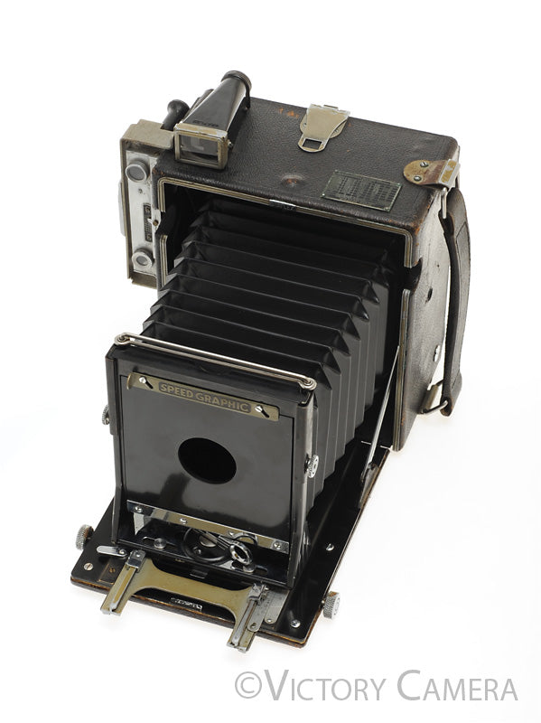 Graflex Speed Graphic 4x5 View Camera Body -Early w/ Graflok Mod- [EXC