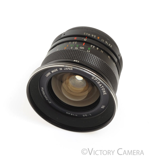 Spiratone YS 18mm F3.5 Pentax m42 Screw Mount Ultrawide Lens [EX-]