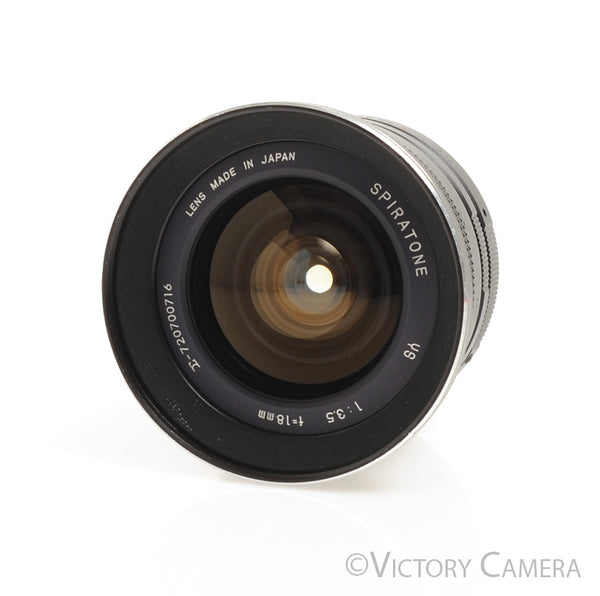 Spiratone YS 18mm F3.5 Pentax m42 Screw Mount Ultrawide Lens [EX-]