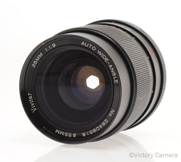 Vivitar 35mm f1.9 Fast Wide Angle Lens For Minolta MD Mount [EXC-]