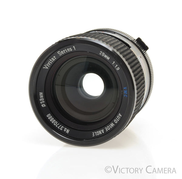 Vivitar Series 1 28mm f1.9 FAST Wide Angle Lens for Olympus OM [EXC+]