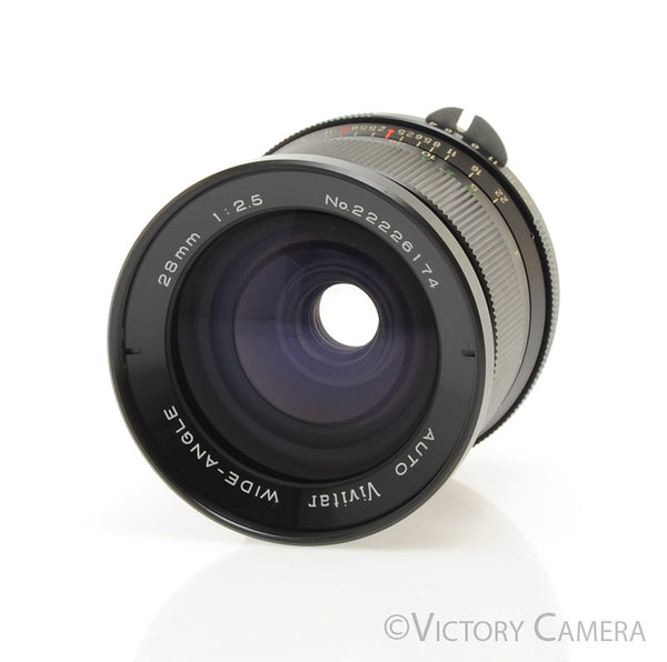 Vivitar 28mm F2.5 Auto Wide-Angle Prime Lens for Nikon Non-AI [EXC]
