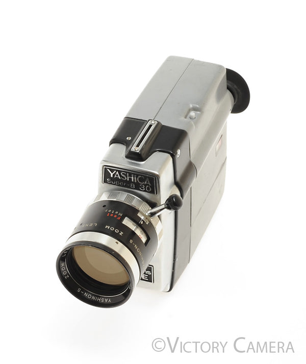 Yashica-8 レンジファインダーカメラ Yashica Super-8 30 Super 8mm Film Camera w/ 10-30mm f1.7 Zoom Lens [EX