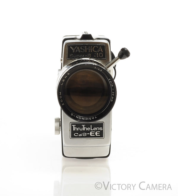 Yashica Super-8 30 Super 8mm Film Camera w/ 10-30mm f1.7 Zoom Lens [EX