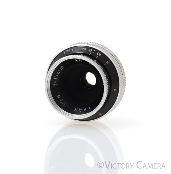 レンズ(単焦点) Kern Yvar 15mm f2.8 Kern Paillard 15mm f2.8 YVAR C Mount Lens for Bolex H16 [EXC]