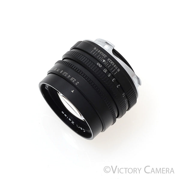 Contax Carl Zeiss Planar 45mm f2 Leica M Mount Lens - Cool- [EXC]