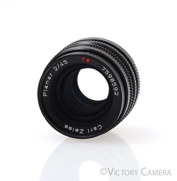 Contax Carl Zeiss Planar 45mm f2 Leica M Mount Lens - Cool- [EXC]