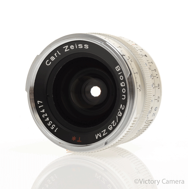 Zeiss Biogon 28mm f2.8 T* ZM Chrome Wide Angle Lens for Leica M [EXC-]