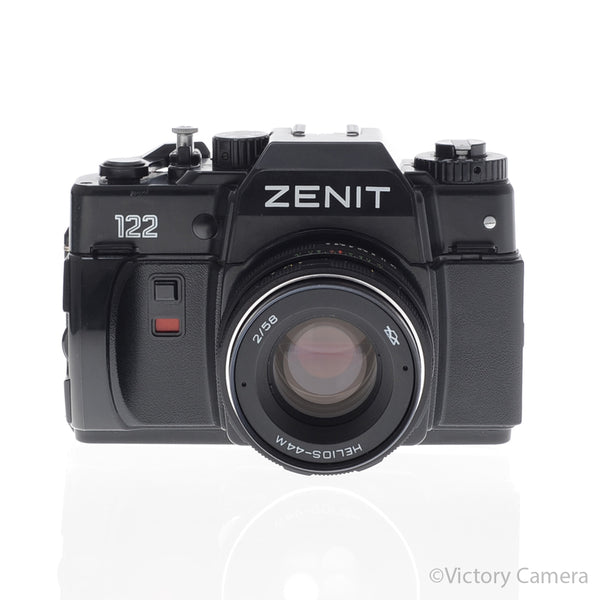Zenit 122 Black 35mm Film Camera w/ Helios 44-M 58mm f2 Bokeh Lens [EX