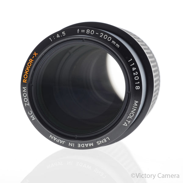 Minolta Rokkor-X 80-200mm f4.5 MC Zoom Telephoto Lens for Minolta [EXC