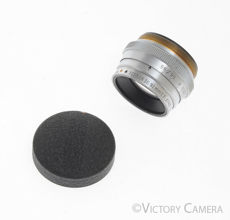 Bausch &amp; Lomb 91mm f4.5 Tessar 1C Leica Lens (Head Only) - Victory Camera