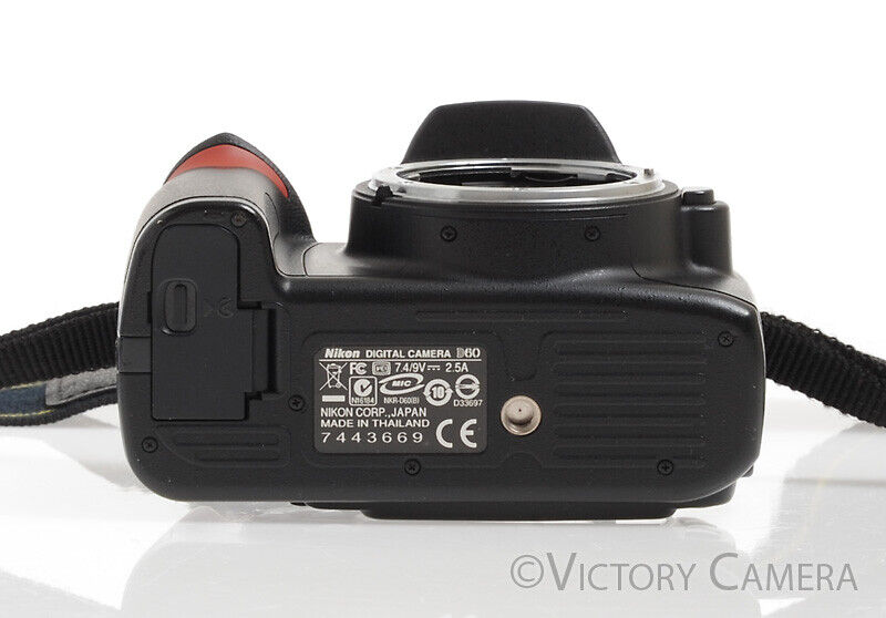 Nikon D60 10.2MP Digital SLR Digital Camera Body ~10,000 Shots - Victory Camera