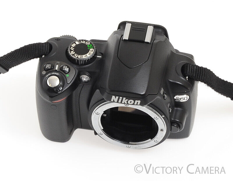 Nikon D60 10.2MP Digital SLR Digital Camera Body ~10,000 Shots - Victory Camera