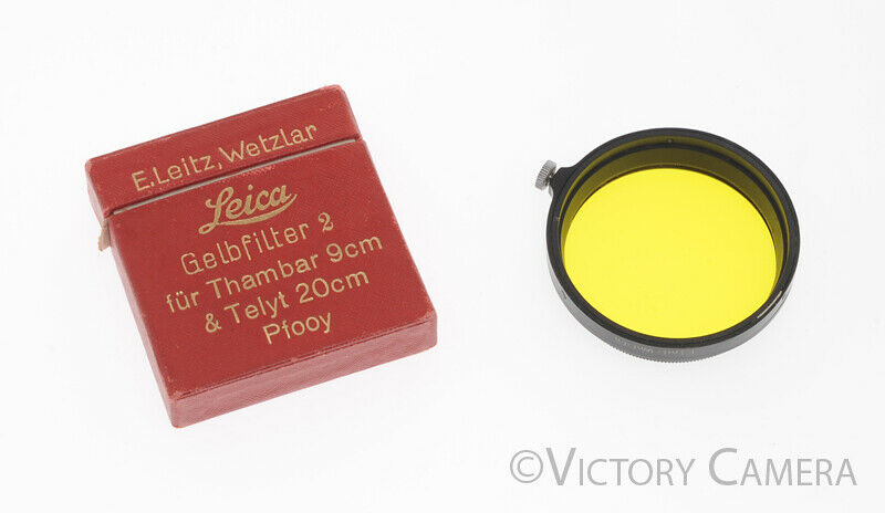 Leica Thambar Slip-on Filter Medium Yellow PFOOY - Victory Camera