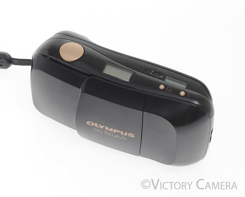 Olympus Stylus 35mm Camera w/ 35mm f3.5 Lens As-Is (bad advance) - Victory Camera
