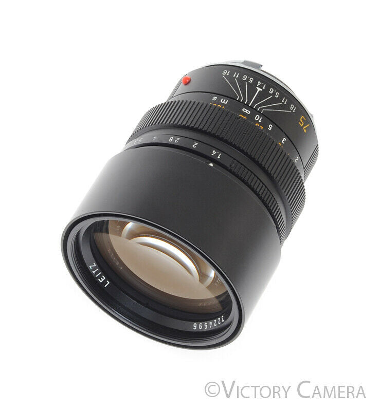 Leica Summilux-M 75mm f1.4 Canada Type II E60 Lens -Mint, CLA'd- - Victory Camera