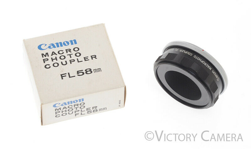 Canon Macro Photo Coupler FL 58mm -Clean in Box- - Victory Camera