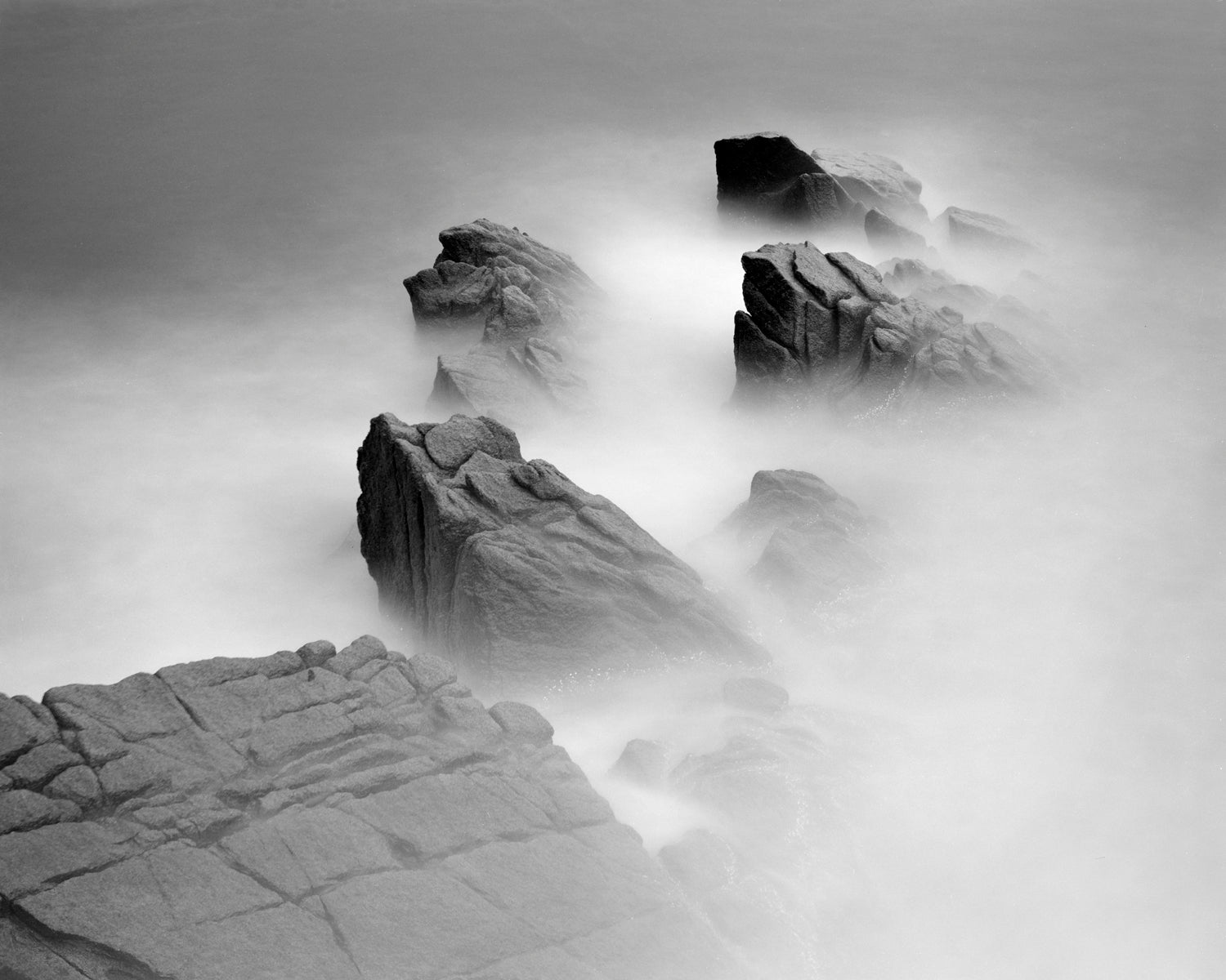 Film photography of the ocean tide taken by Mike Basher