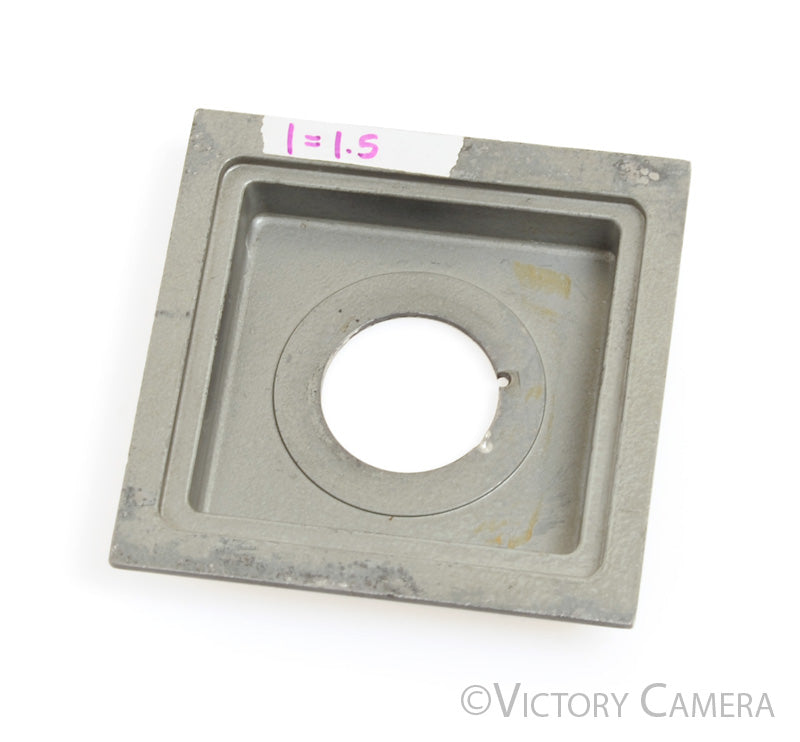 Graflex Graphic View Recessed Lens Board for #0 Shutter  [EXC] - Victory Camera