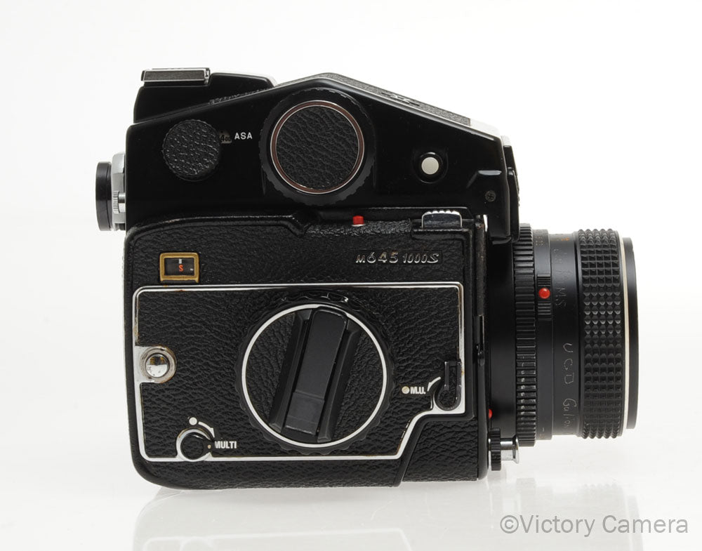 Mamiya m645 1000s 645 Camera w/ Metered Prism & 80mm f2.8 Lens [GOOD] - Victory Camera